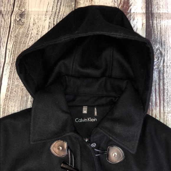 Calvin Klein Men’s Black Wool Blend Jacket SZ XL - Picture 10 of 16